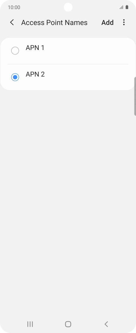 Press the Home key to return to the home screen.