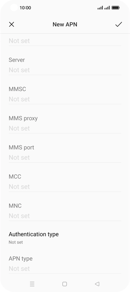 Press the field below 