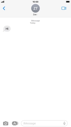Press the Home key to return to the home screen.