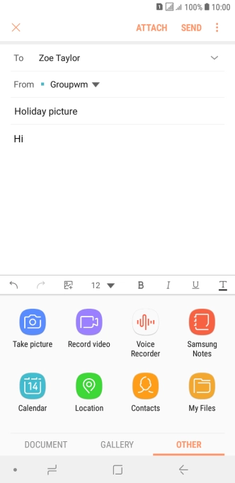 Press My Files and go to the required folder.