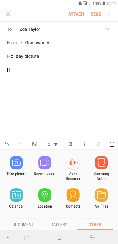 Press My Files and go to the required folder.