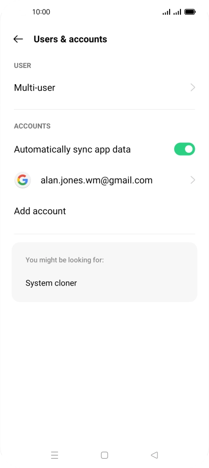 Press the Home key to return to the home screen.