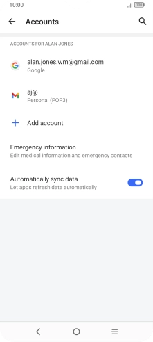 Press the Home key to return to the home screen.