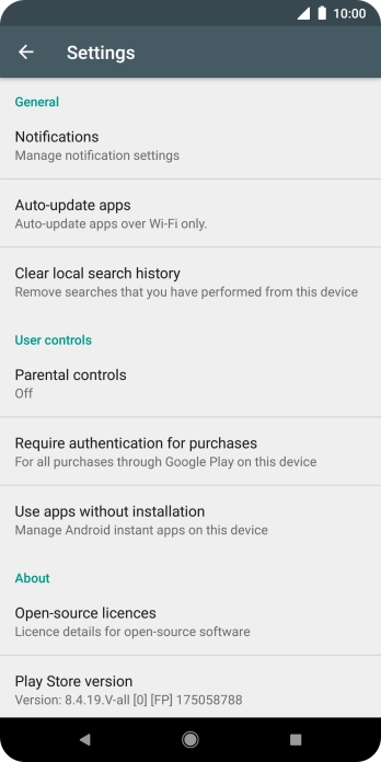 Press Auto-update apps.