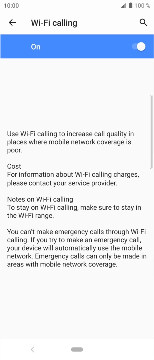 Press the Home key to return to the home screen.