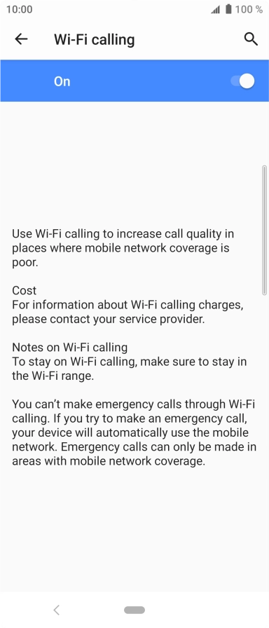 Press the Home key to return to the home screen.