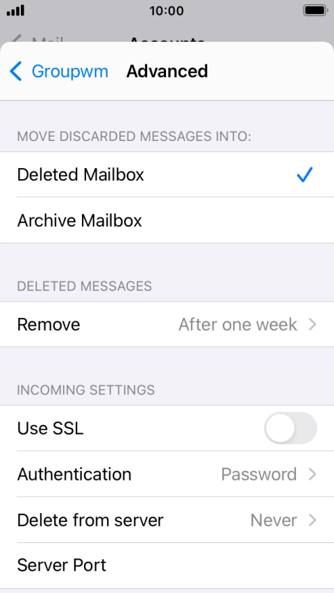 Press Authentication.