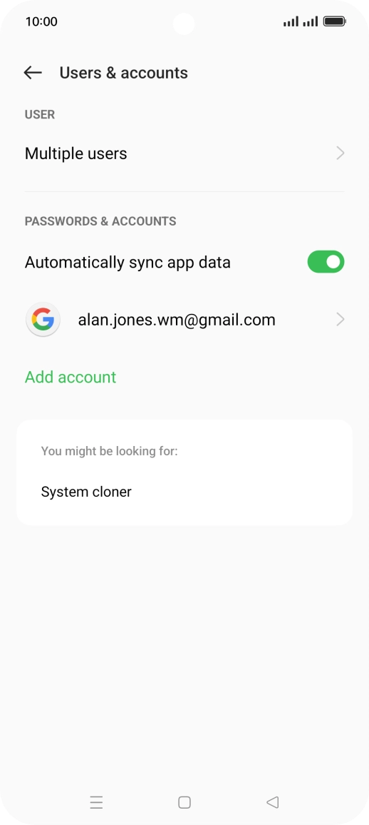 Press the Home key to return to the home screen.