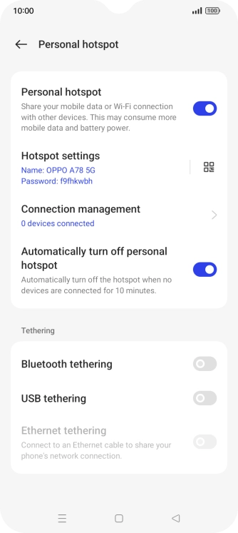 Press the Home key to return to the home screen.