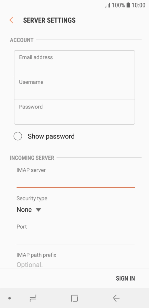 Press the drop down list below 