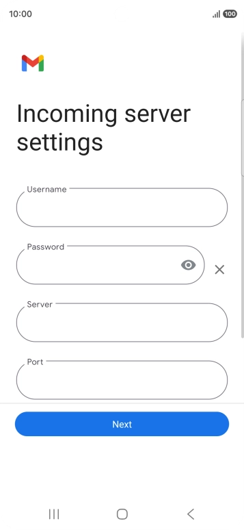 Press the field below 