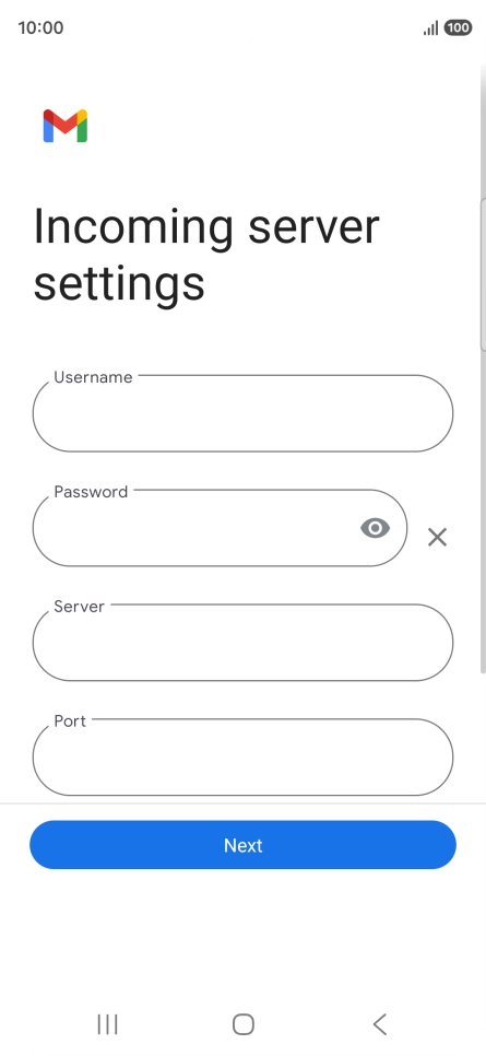 Press the field below 