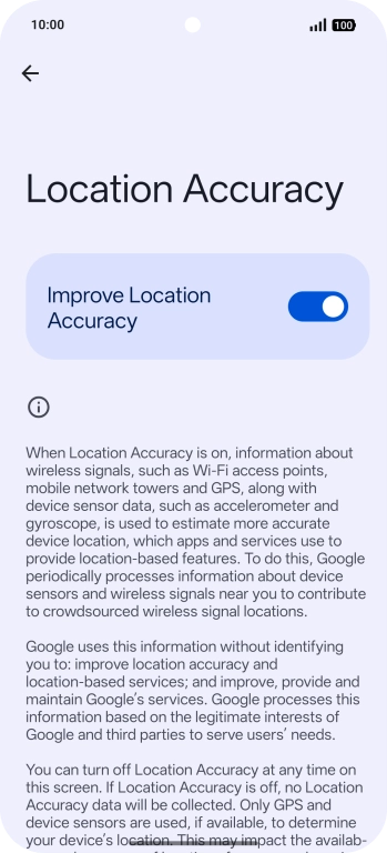 If you press the indicator next to 