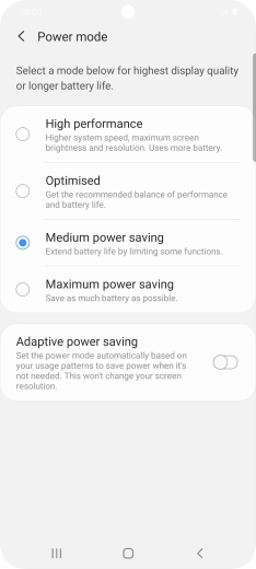 Press the Home key to return to the home screen.