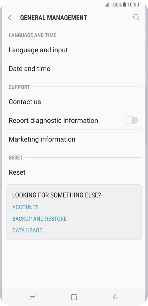 Press Date and time.