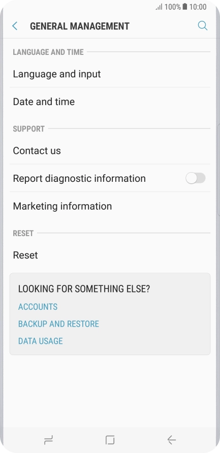 Press Date and time.