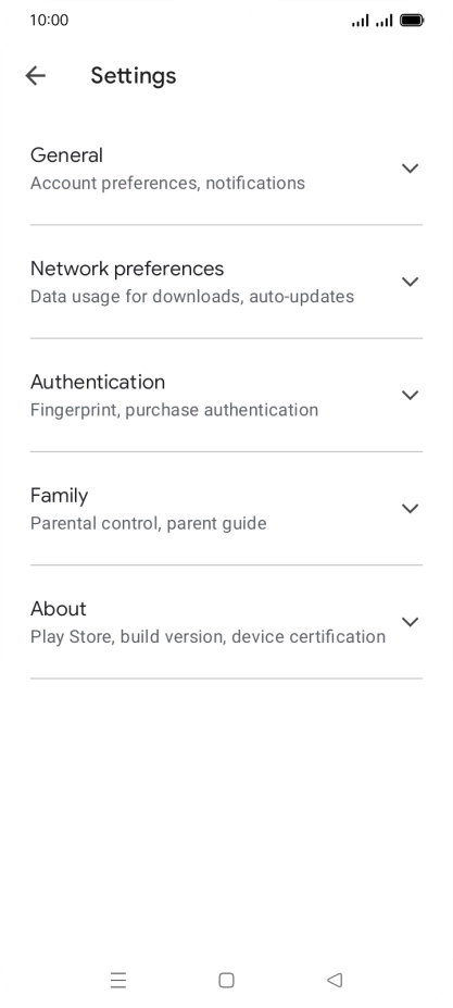 Press Network preferences.