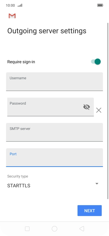 Press the drop down list below 