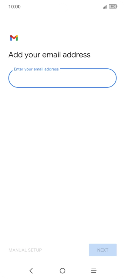 Press the field below 