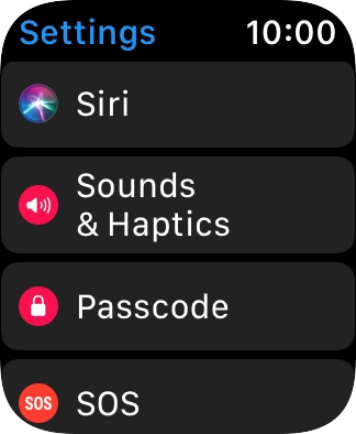 Press Siri.