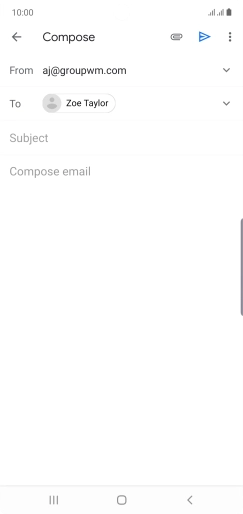 Press Subject and key in the required subject.