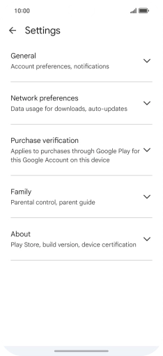 Press Network preferences.