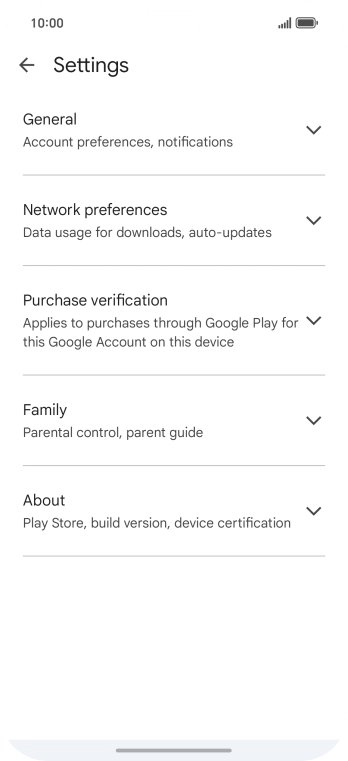 Press Network preferences.