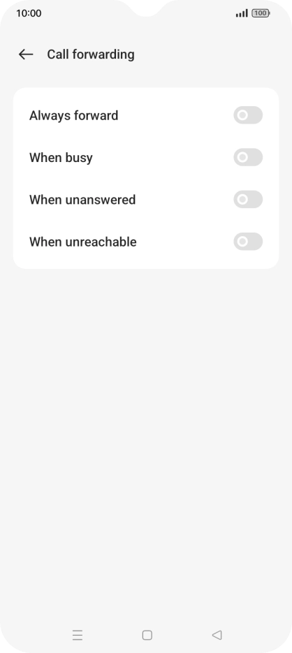 Press the Home key to return to the home screen.