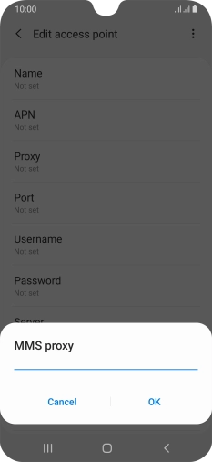 Key in 149.254.201.135 and press OK.