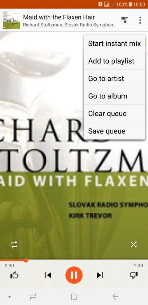 Press Add to playlist.