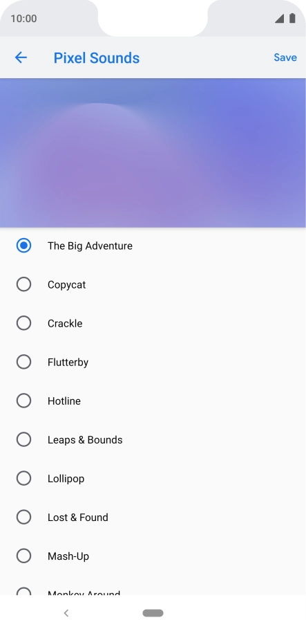 Press the required ring tones to hear them.
