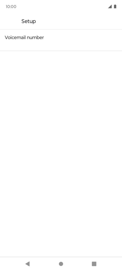 Press Voicemail number.