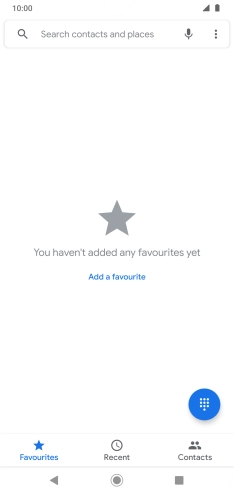 Press the menu icon.