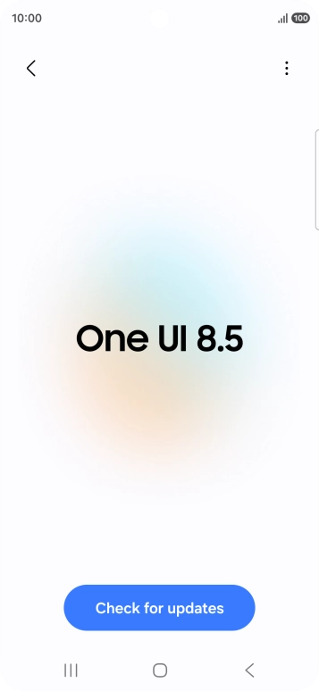Press Check for updates. If a new software version is available, it's displayed. Follow the instructions on the screen to update the phone software.