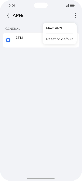 Press New APN.