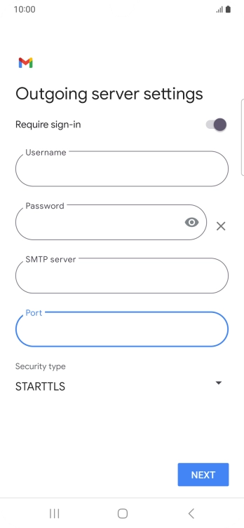 Press the drop down list below 