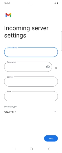 Press the field below 