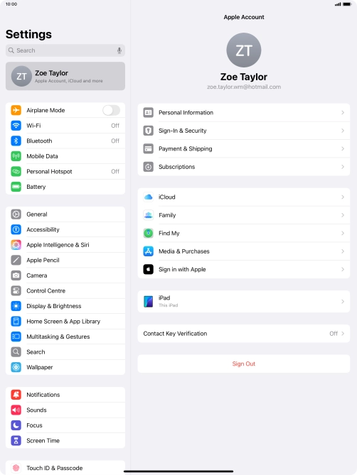 Slide your finger upwards starting from the bottom of the screen to return to the home screen.