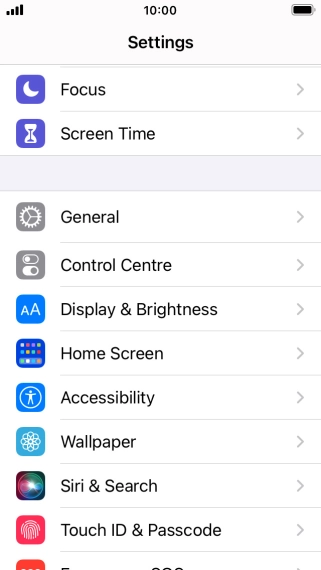 Press Touch ID & Passcode.