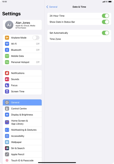 Slide your finger upwards starting from the bottom of the screen to return to the home screen.
