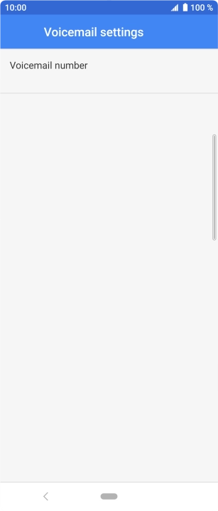 Press Voicemail number.