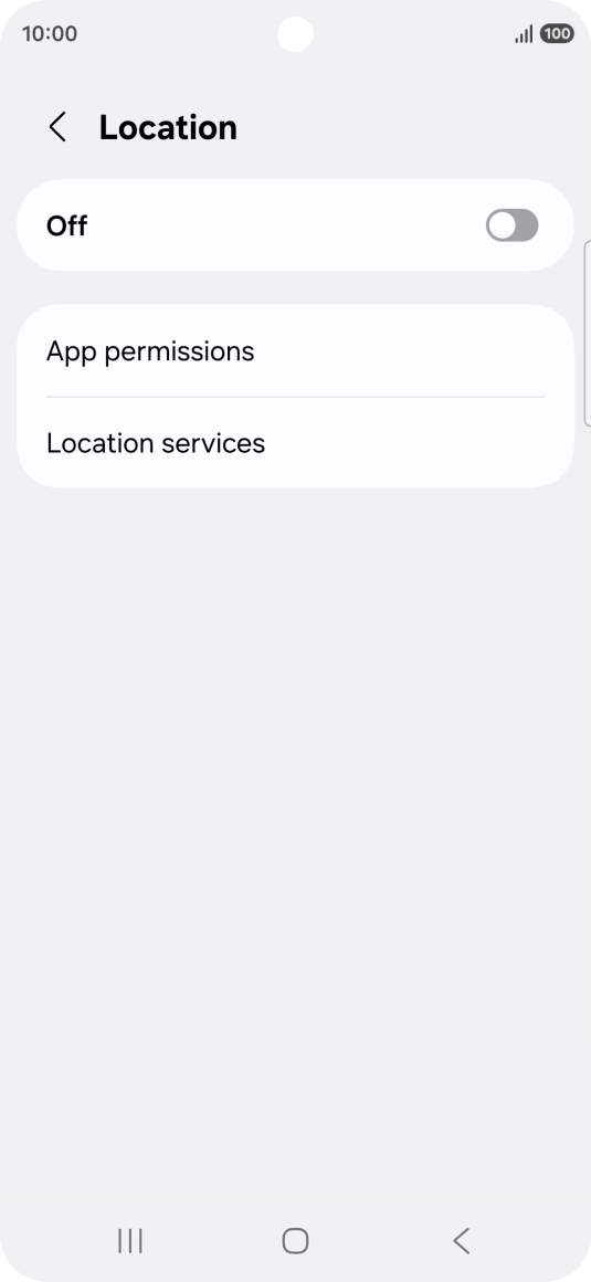 Press the indicator to turn the function on or off.