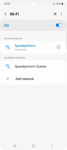 Press the Home key to return to the home screen.