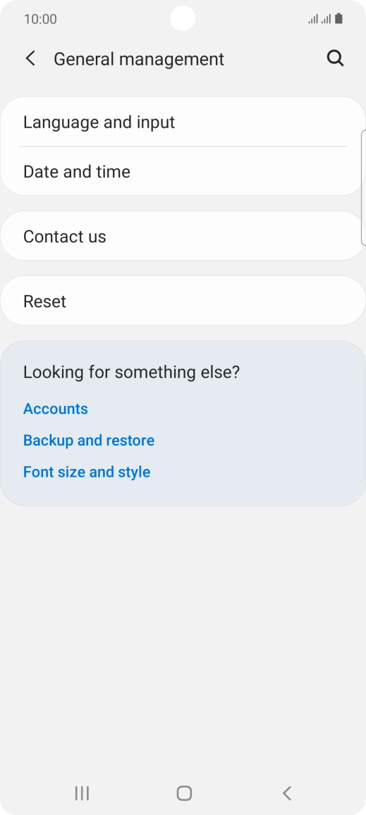 Press Date and time.