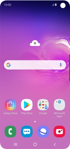 Press the phone icon.