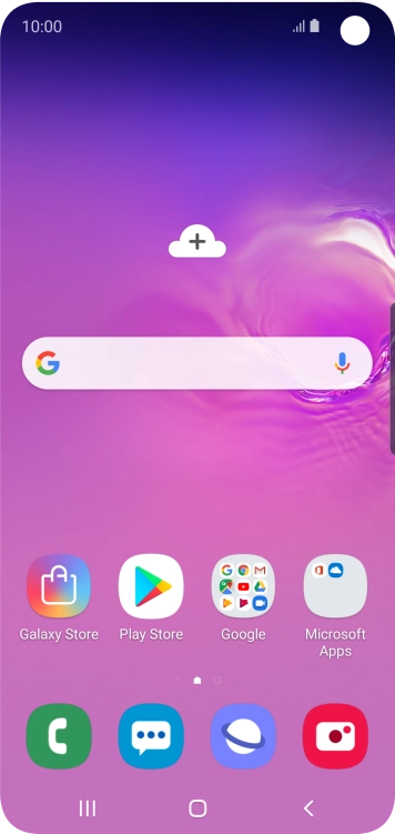 Press the phone icon.