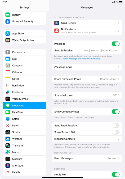 Slide your finger upwards starting from the bottom of the screen to return to the home screen.