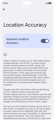 If you press the indicator next to 