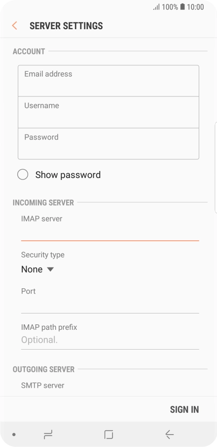 Press the drop down list below 