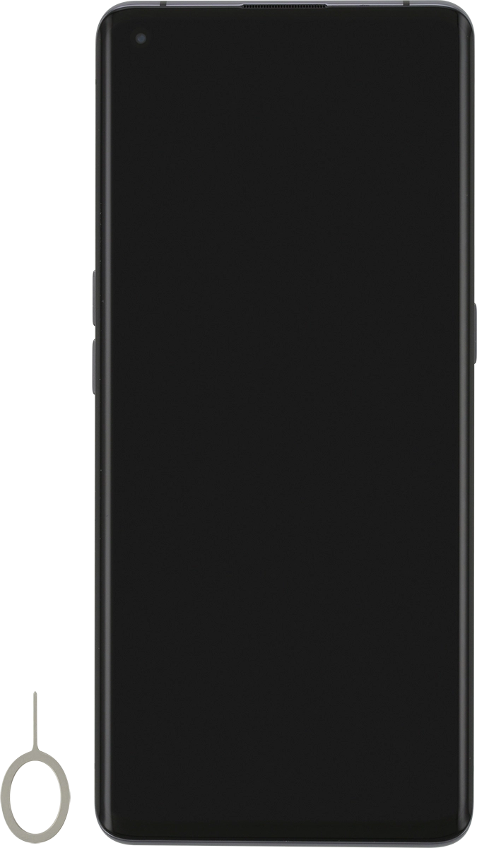 Find the opener for the SIM holder.